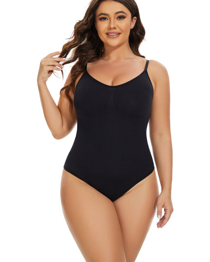 Glide ContourOne seamless shapewear g-string bodysuit in black NZ