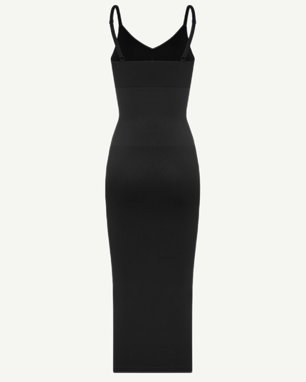 Wholesale Seamless Spaghetti Strap V-neck Maxi Shaper Dress