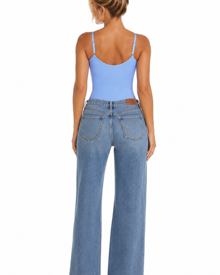 Glide ContourOne seamless shapewear g-string bodysuit in blue NZ