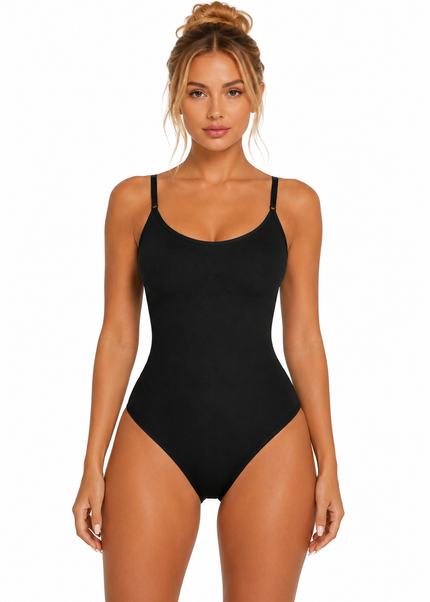 Glide ContourOne seamless shapewear g-string bodysuit in black NZ