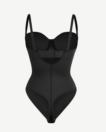 Wholesale One-Piece Underwire Strap Removable Waist And Abdomen Shaping Thong Bodysuit