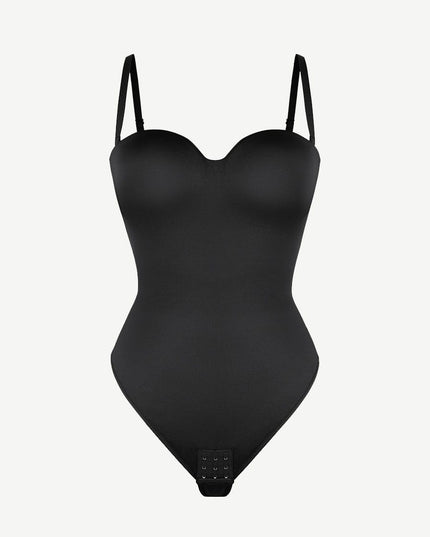 Wholesale One-Piece Underwire Strap Removable Waist And Abdomen Shaping Thong Bodysuit