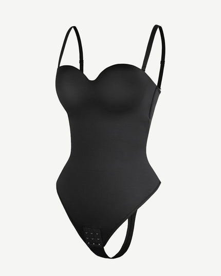 Wholesale One-Piece Underwire Strap Removable Waist And Abdomen Shaping Thong Bodysuit
