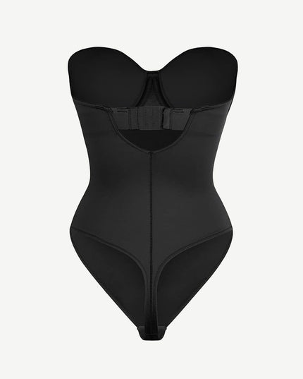 Wholesale One-Piece Underwire Strap Removable Waist And Abdomen Shaping Thong Bodysuit