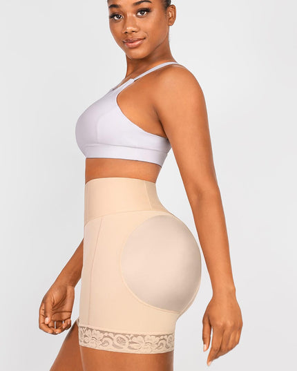 Butt Lifter Tummy Control High Waisted Mid Thigh Shaper Shorts