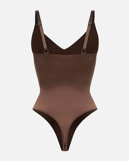 MT230051 - PowerSoft Satin Thong Bodysuit
