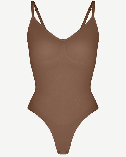 Wholesale Seamless Covered Bust Jumpsuit Thong Bodysuit