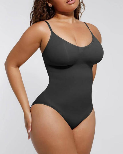 Wholesale Seamless Scultp Covered Bust Jumpsuit Thong Bodysuit