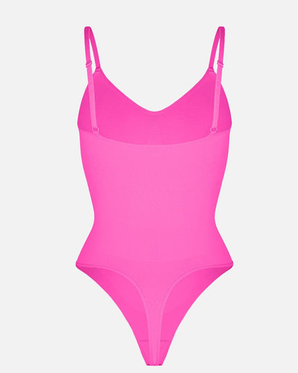 Wholesale Seamless Scultp Covered Bust Jumpsuit Thong Bodysuit