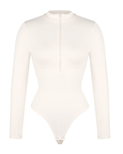 Shaping Bodysuit FROM Glide Shapewear in white