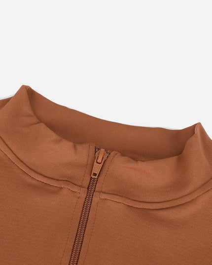 Zip Thong Tummy Control Bodysuit