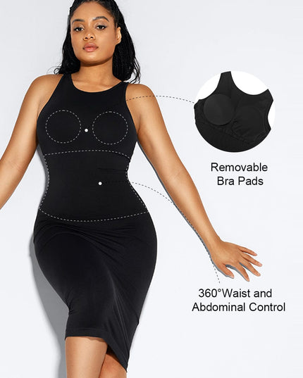 MT230016 - Slick Snatched Seamless Dress